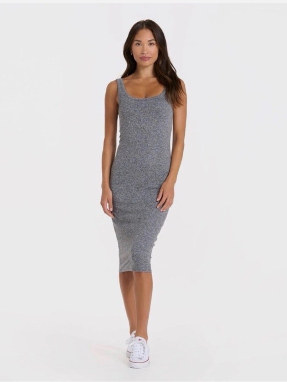Vuori Halo Essential Dress | Charcoal Gray, Size Small